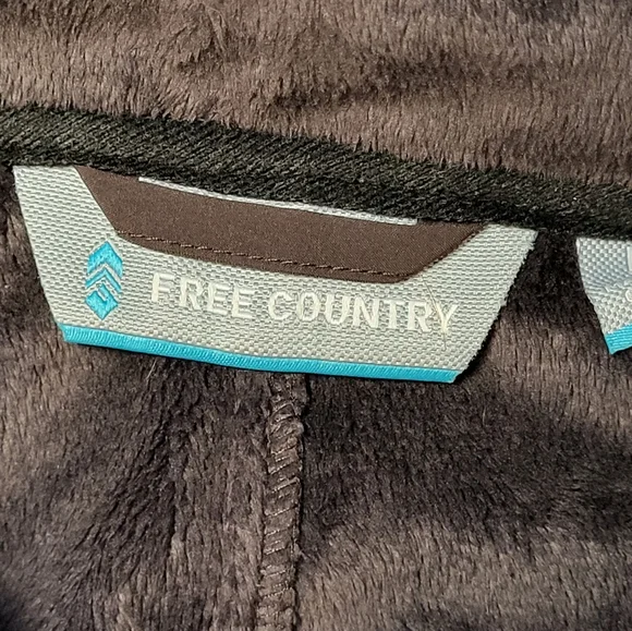 Free Country Brown Jacket With Faux Fur Lining And Removable Hood - Picture 2 of 13